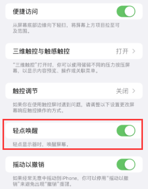 西双版纳苹果授权维修站分享iPhone轻点无法唤醒怎么办 