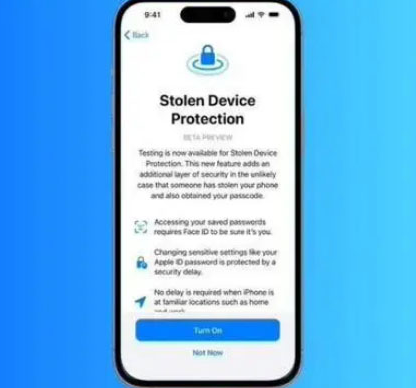 西双版纳苹果授权维修店分享被盗设备保护功能开启方法 